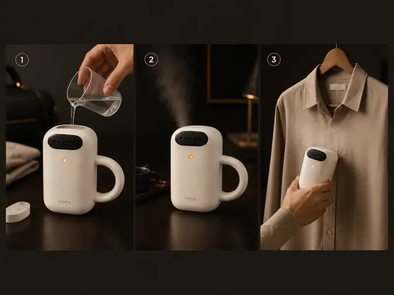 Concept step one: fill water